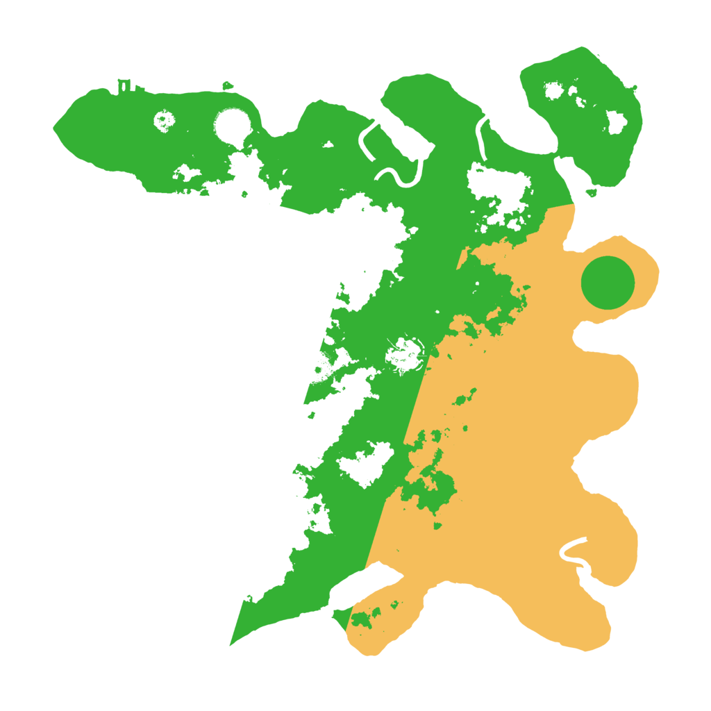 Biome Rust Map: Procedural Map, Size: 3500, Seed: 929015986