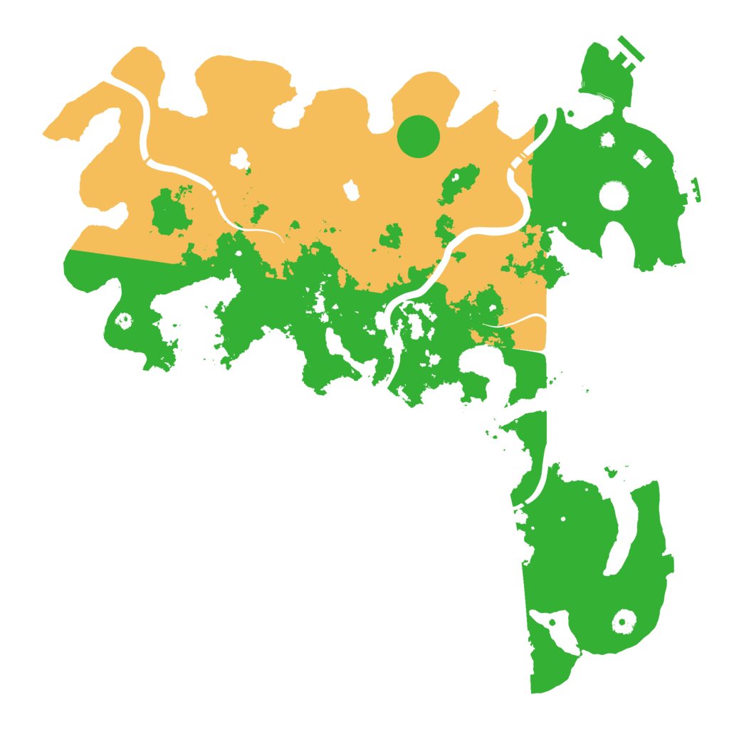 Biome Rust Map: Procedural Map, Size: 4500, Seed: 3329589