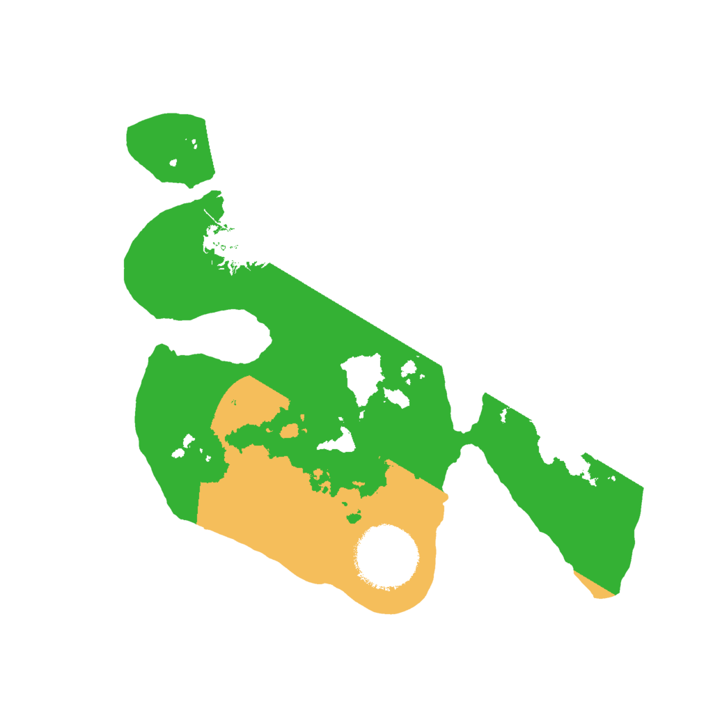 Biome Rust Map: Barren, Size: 2000, Seed: 845