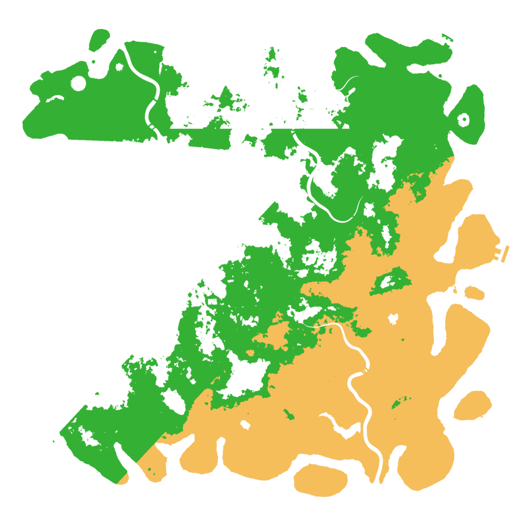 Biome Rust Map: Procedural Map, Size: 6000, Seed: 214748433