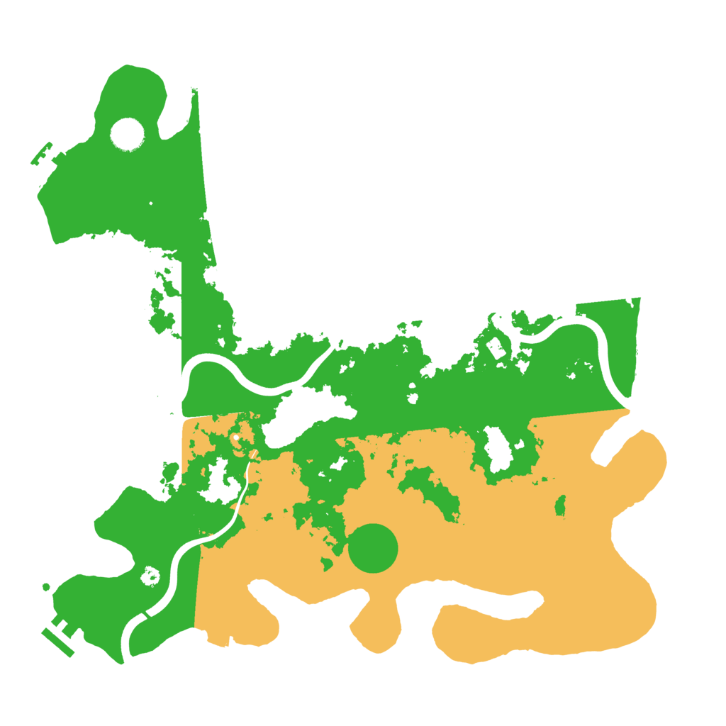 Biome Rust Map: Procedural Map, Size: 3850, Seed: 1642501685