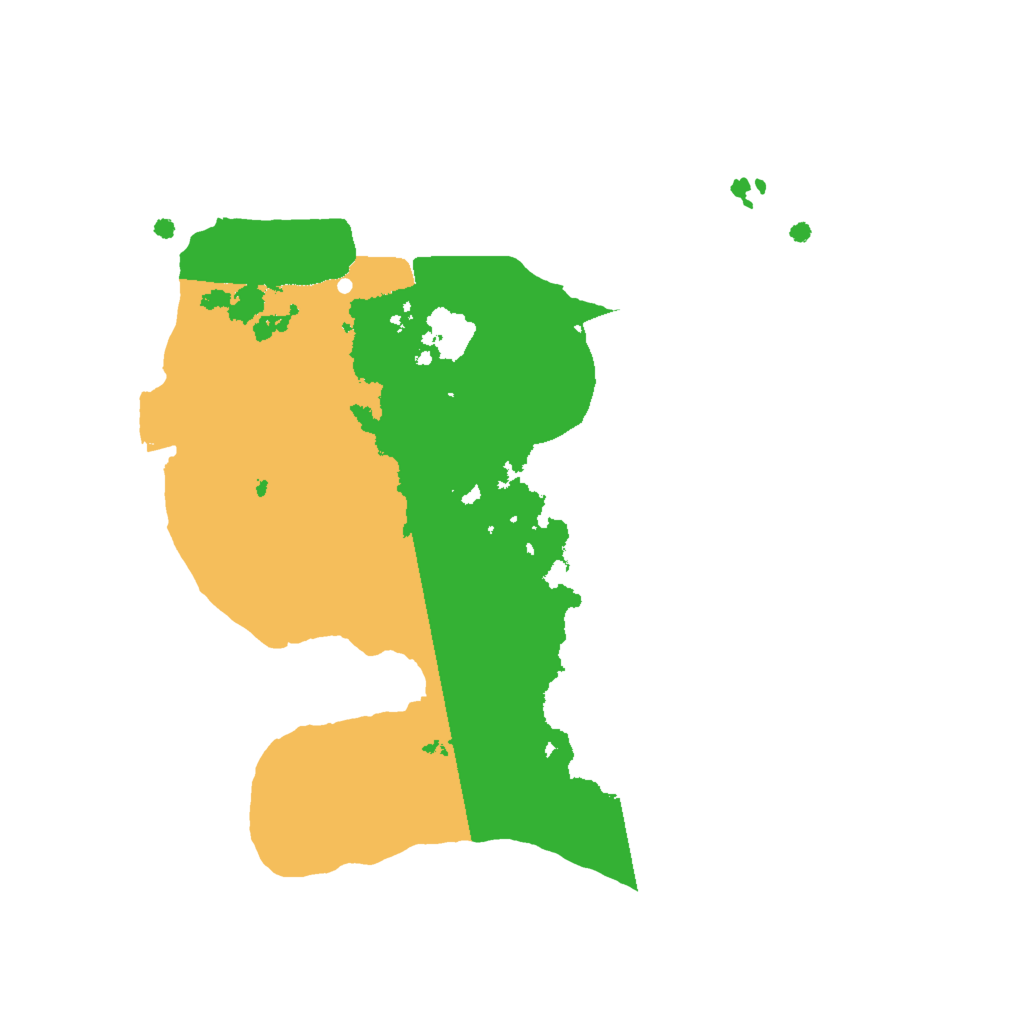 Biome Rust Map: Procedural Map, Size: 2000, Seed: 176975227