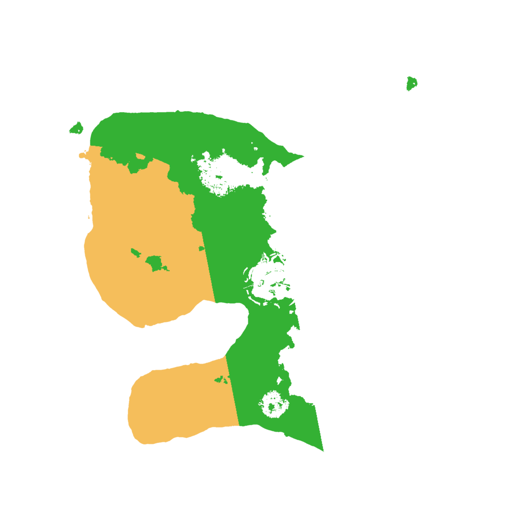 Biome Rust Map: Procedural Map, Size: 2000, Seed: 176975227