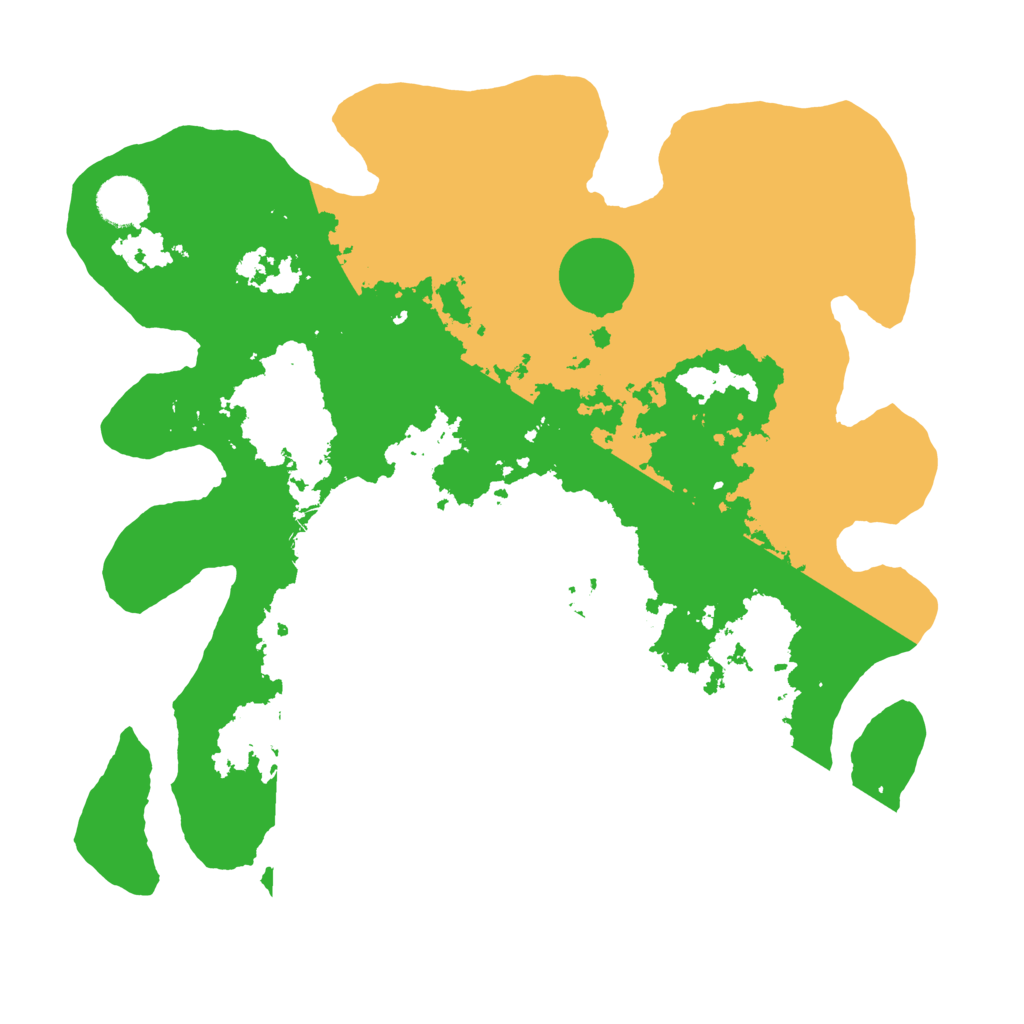 Biome Rust Map: Barren, Size: 3600, Seed: 2042