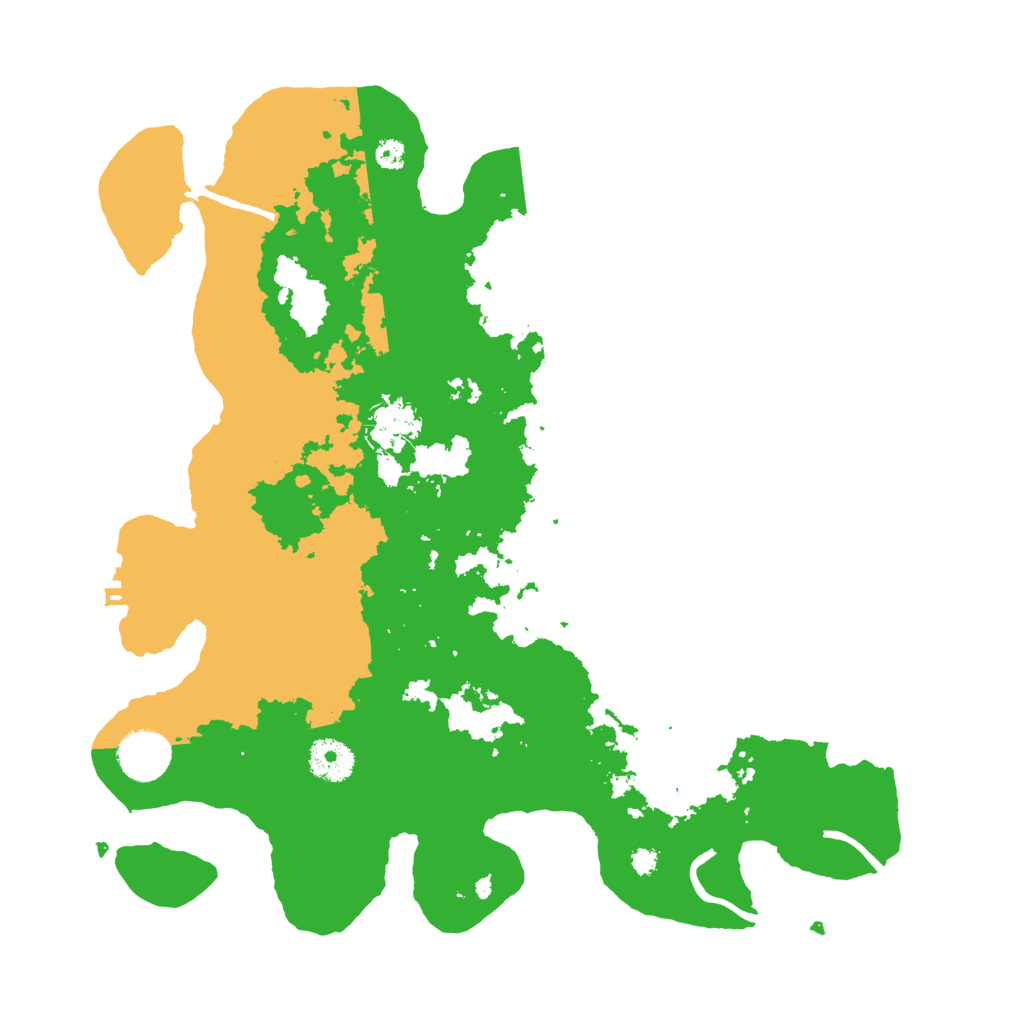 Biome Rust Map: Procedural Map, Size: 3500, Seed: 3592184