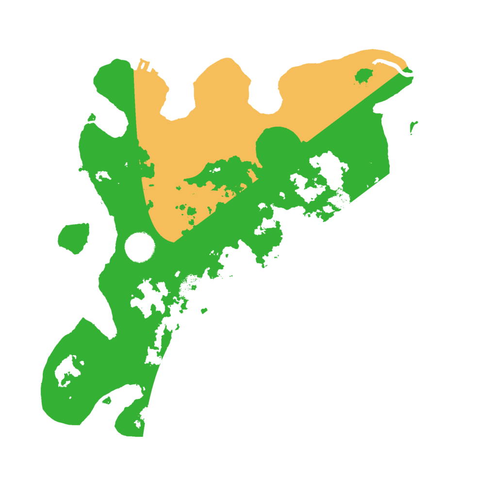 Biome Rust Map: Procedural Map, Size: 3000, Seed: 523142