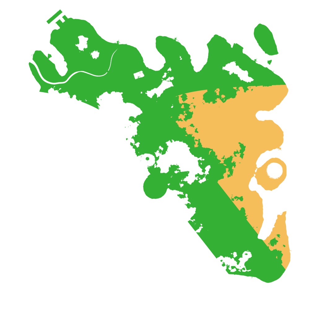 Biome Rust Map: Procedural Map, Size: 3500, Seed: 192213073