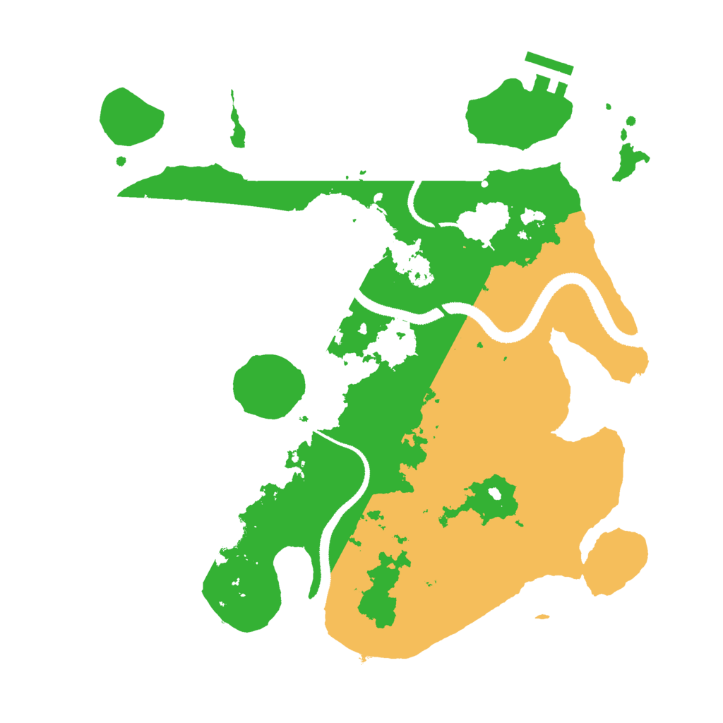Biome Rust Map: Procedural Map, Size: 3000, Seed: 1454316391