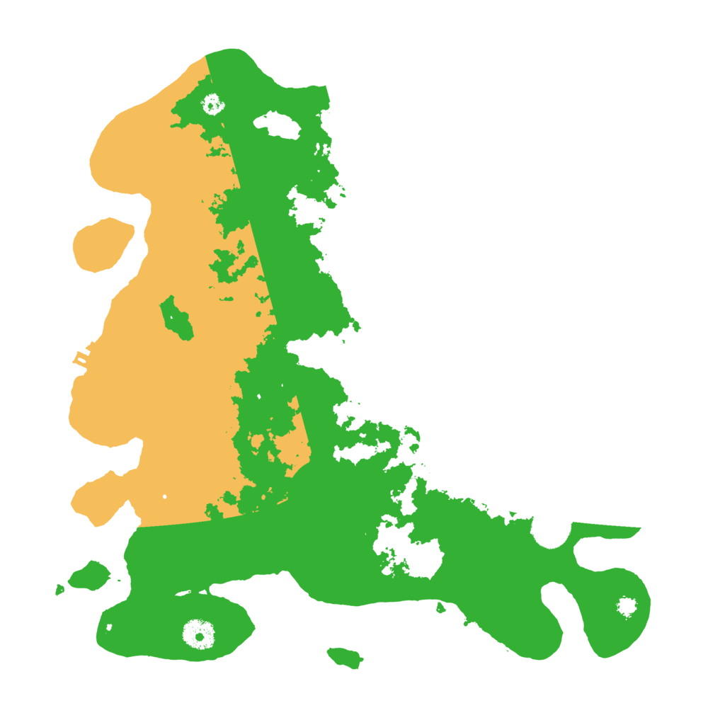 Biome Rust Map: Procedural Map, Size: 3500, Seed: 1150579
