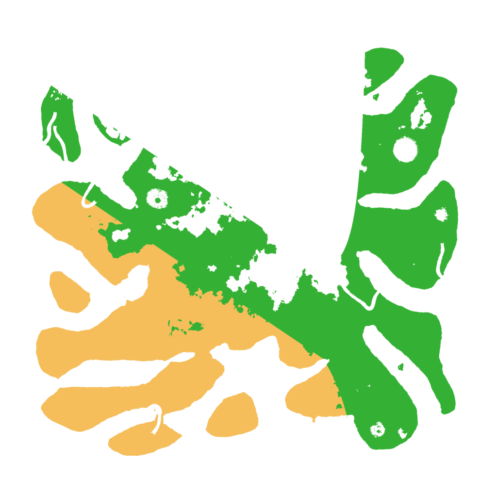 Biome Rust Map: Procedural Map, Size: 3600, Seed: 4111