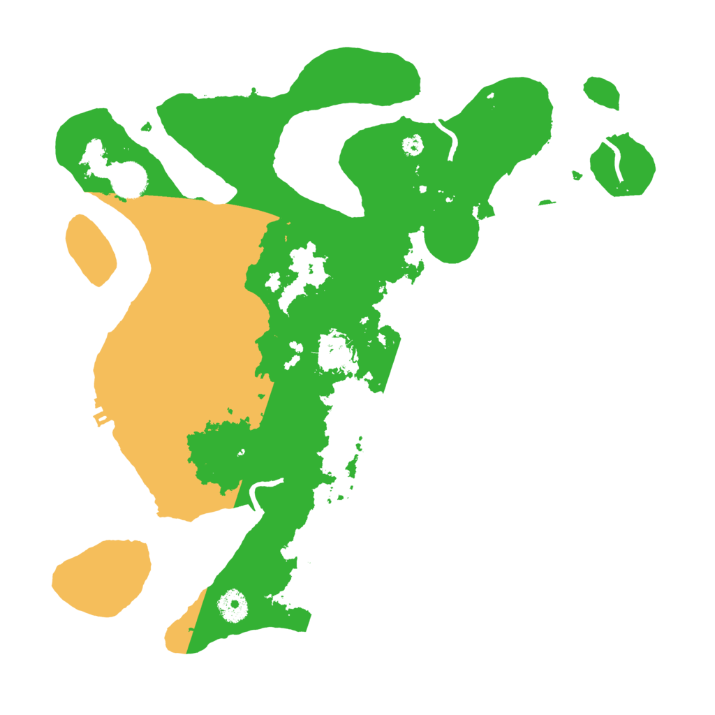 Biome Rust Map: Procedural Map, Size: 3500, Seed: 714511