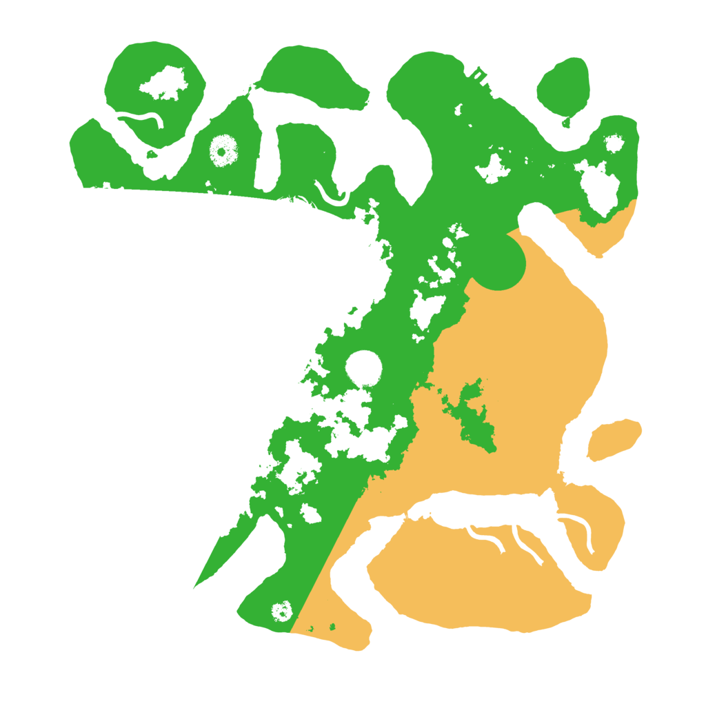 Biome Rust Map: Procedural Map, Size: 3500, Seed: 20220317