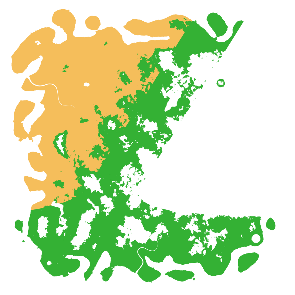 Biome Rust Map: Procedural Map, Size: 6000, Seed: 633583015