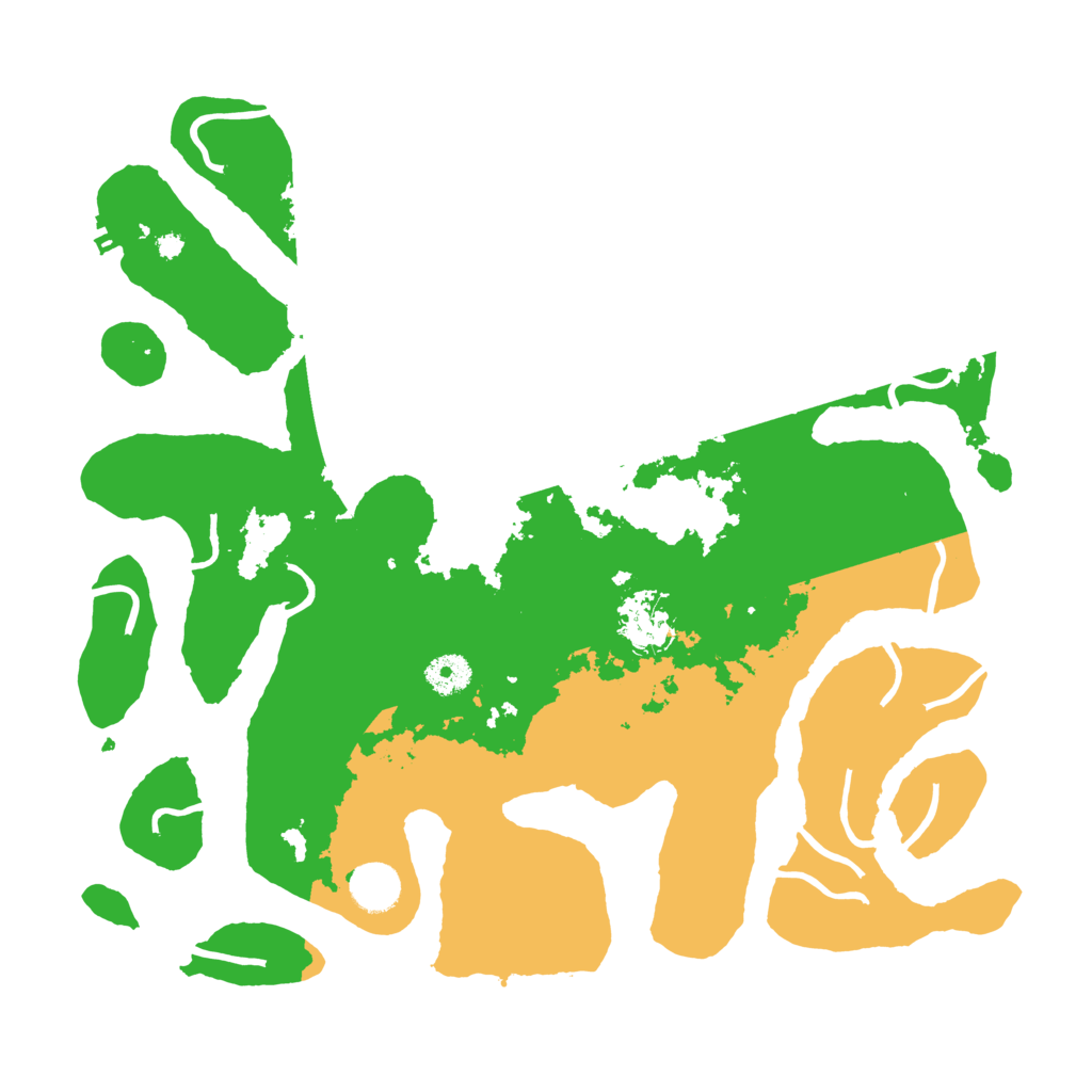 Biome Rust Map: Procedural Map, Size: 3850, Seed: 500455100