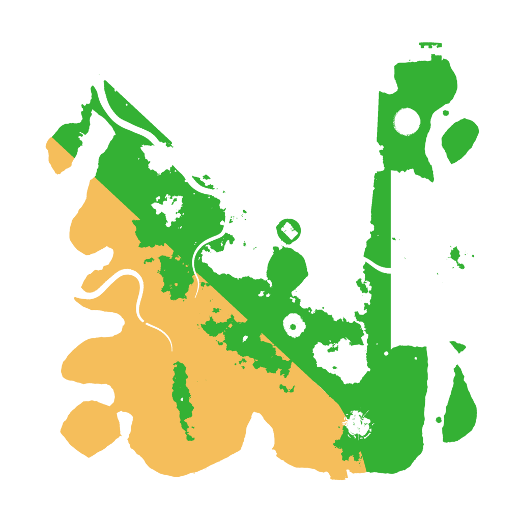 Biome Rust Map: Procedural Map, Size: 3500, Seed: 5582081