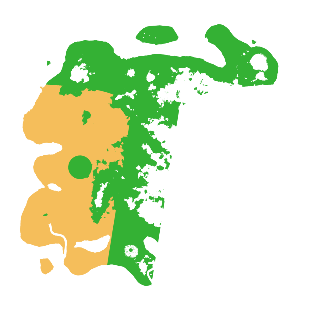 Biome Rust Map: Procedural Map, Size: 3500, Seed: 3088592