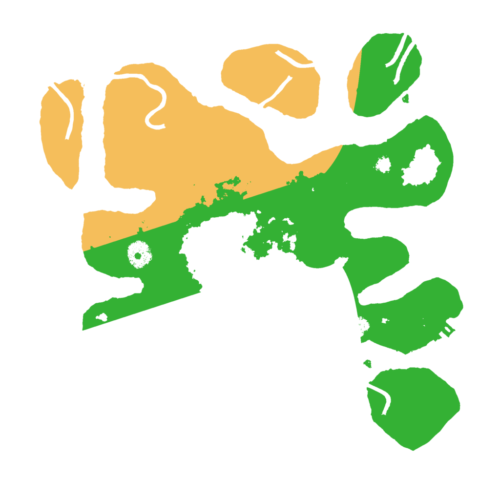 Biome Rust Map: Procedural Map, Size: 3000, Seed: 885878