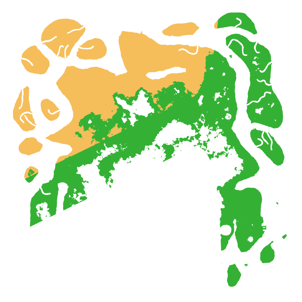 Biome Rust Map: Procedural Map, Size: 5000, Seed: 620565991