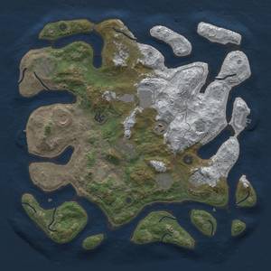 Thumbnail Rust Map: Procedural Map, Size: 4000, Seed: 7854, 19 Monuments