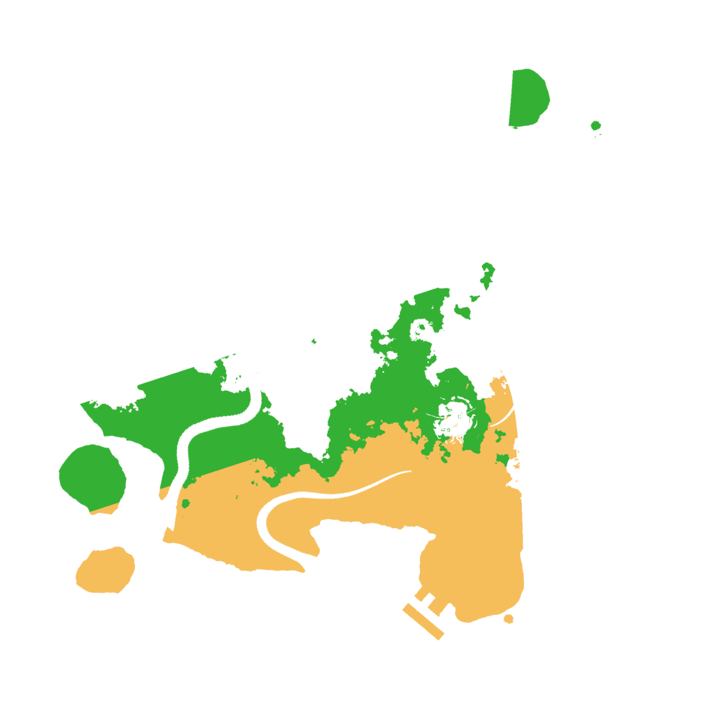 Biome Rust Map: Procedural Map, Size: 3000, Seed: 1052973766