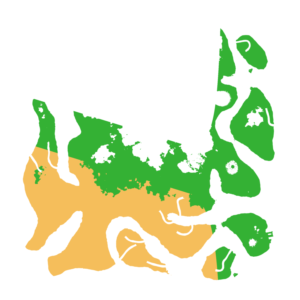 Biome Rust Map: Procedural Map, Size: 3500, Seed: 3570321