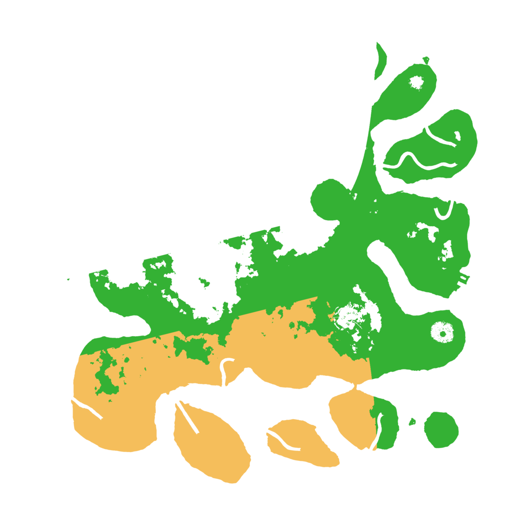 Biome Rust Map: Procedural Map, Size: 3500, Seed: 1563059