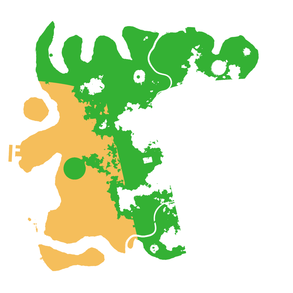 Biome Rust Map: Procedural Map, Size: 3500, Seed: 6128204