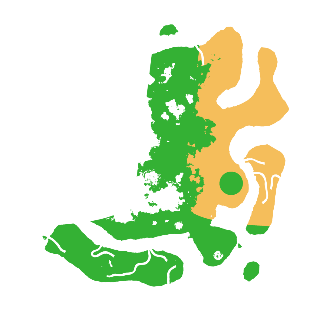 Biome Rust Map: Procedural Map, Size: 3500, Seed: 765829