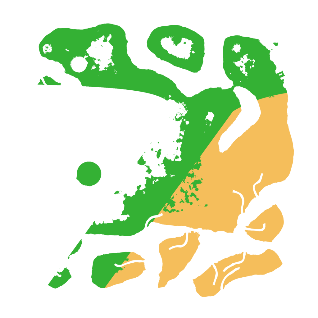 Biome Rust Map: Procedural Map, Size: 3500, Seed: 6331645