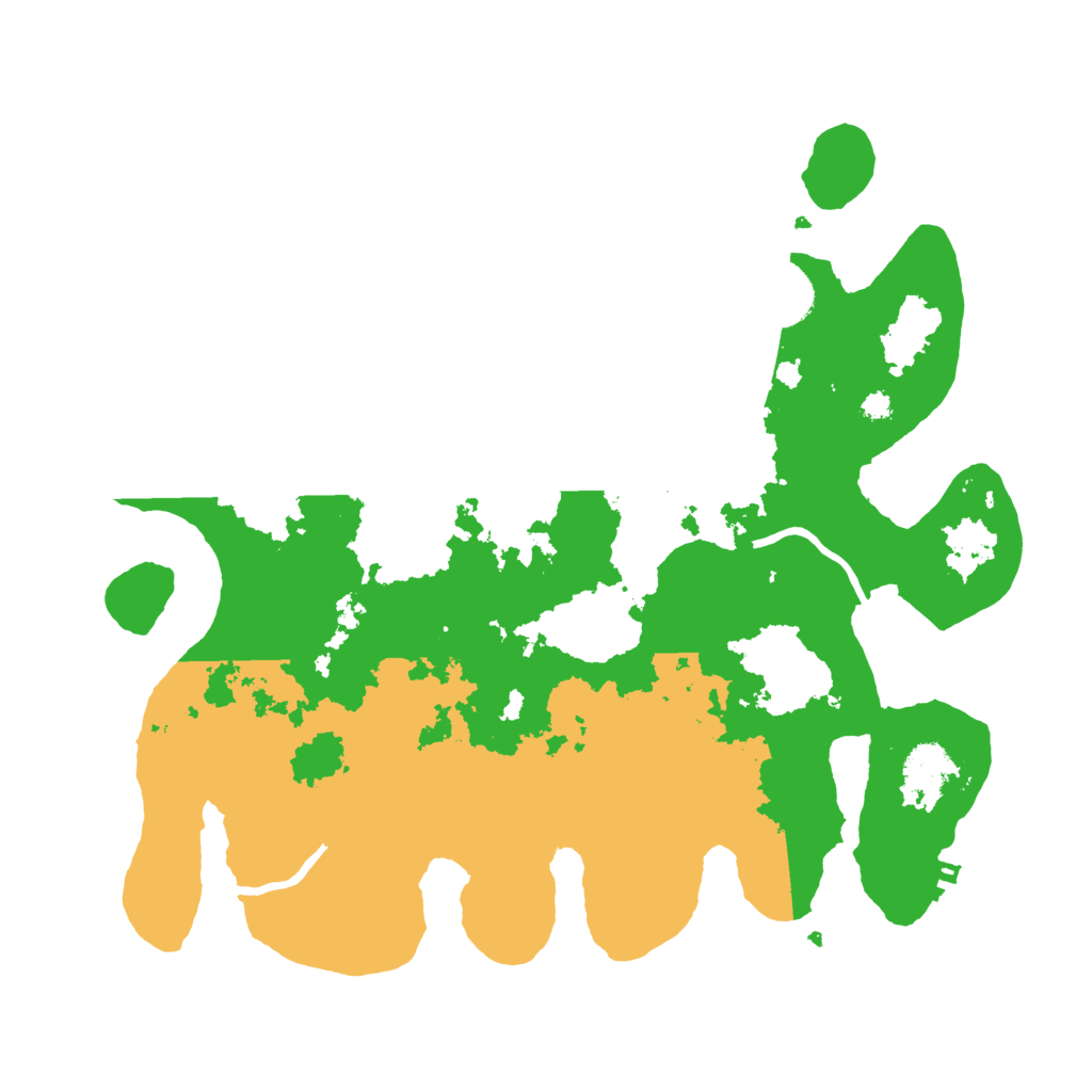 Biome Rust Map: Procedural Map, Size: 3500, Seed: 2813309