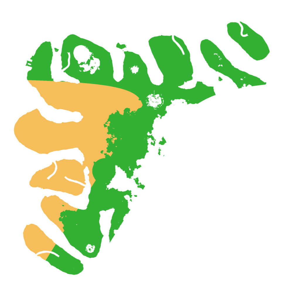 Biome Rust Map: Procedural Map, Size: 3500, Seed: 6329678