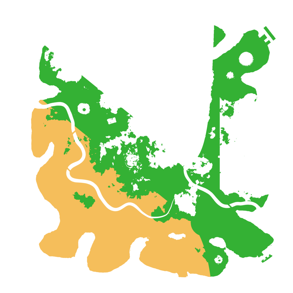 Biome Rust Map: Procedural Map, Size: 3700, Seed: 1861242567