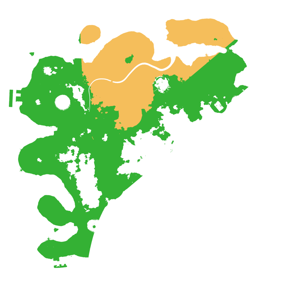 Biome Rust Map: Procedural Map, Size: 3500, Seed: 1505273