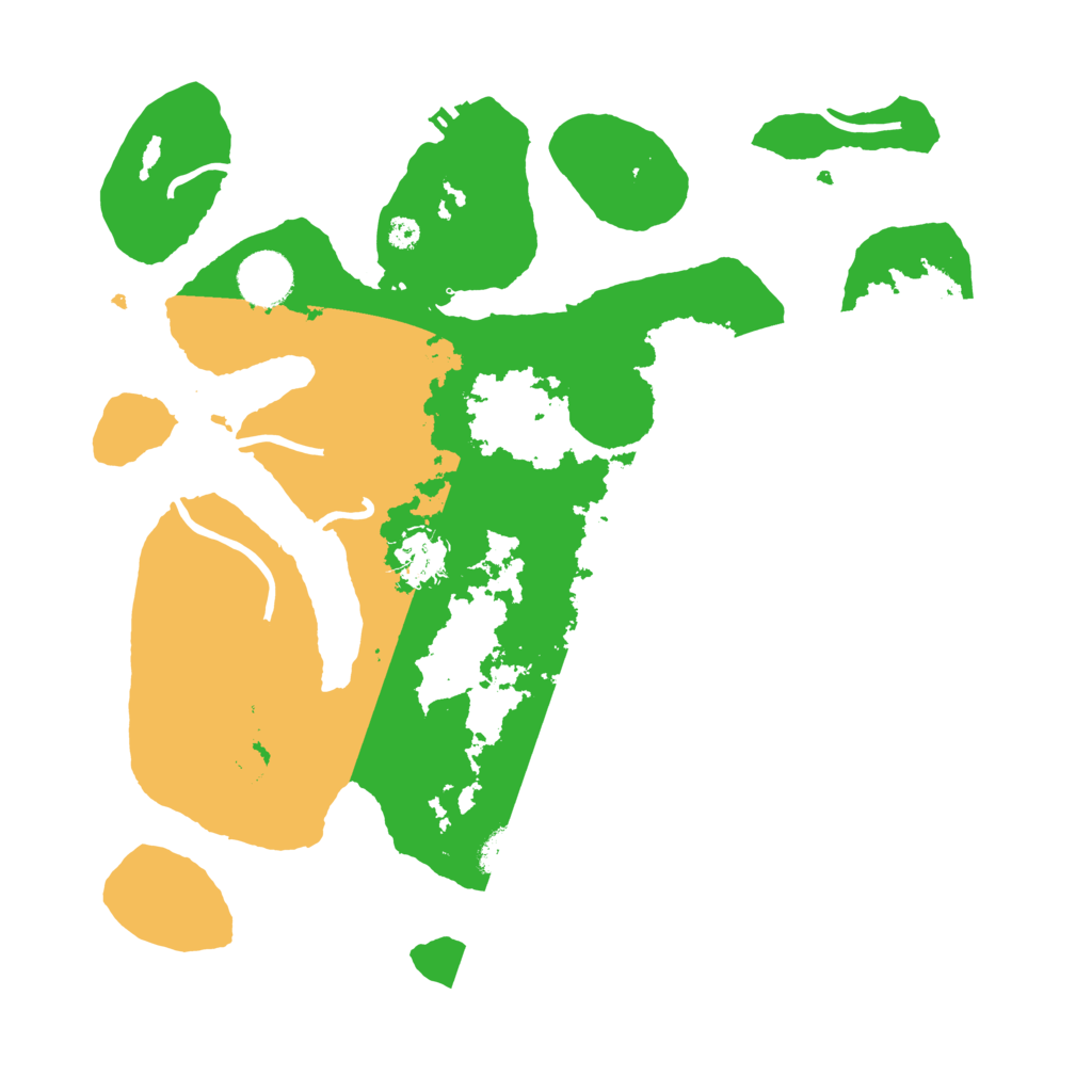 Biome Rust Map: Procedural Map, Size: 3500, Seed: 983090