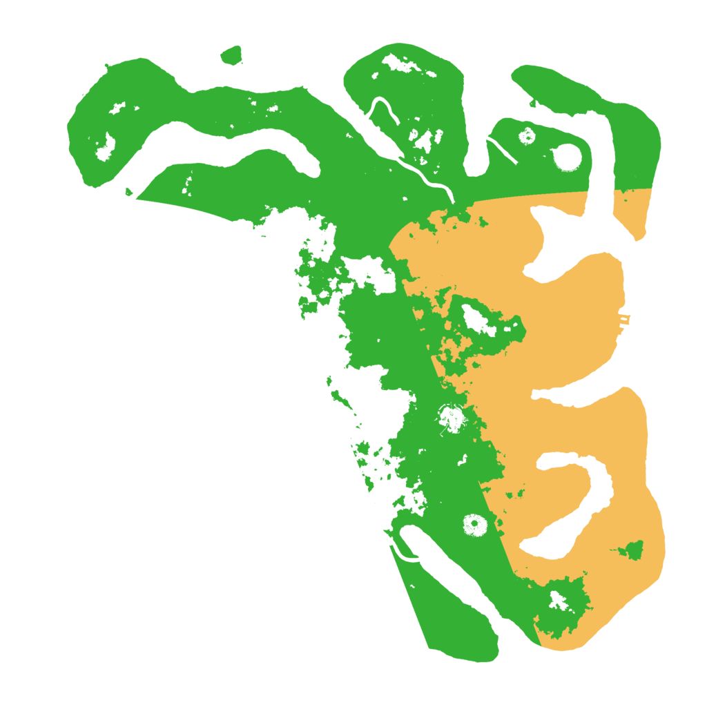 Biome Rust Map: Procedural Map, Size: 4500, Seed: 10085979