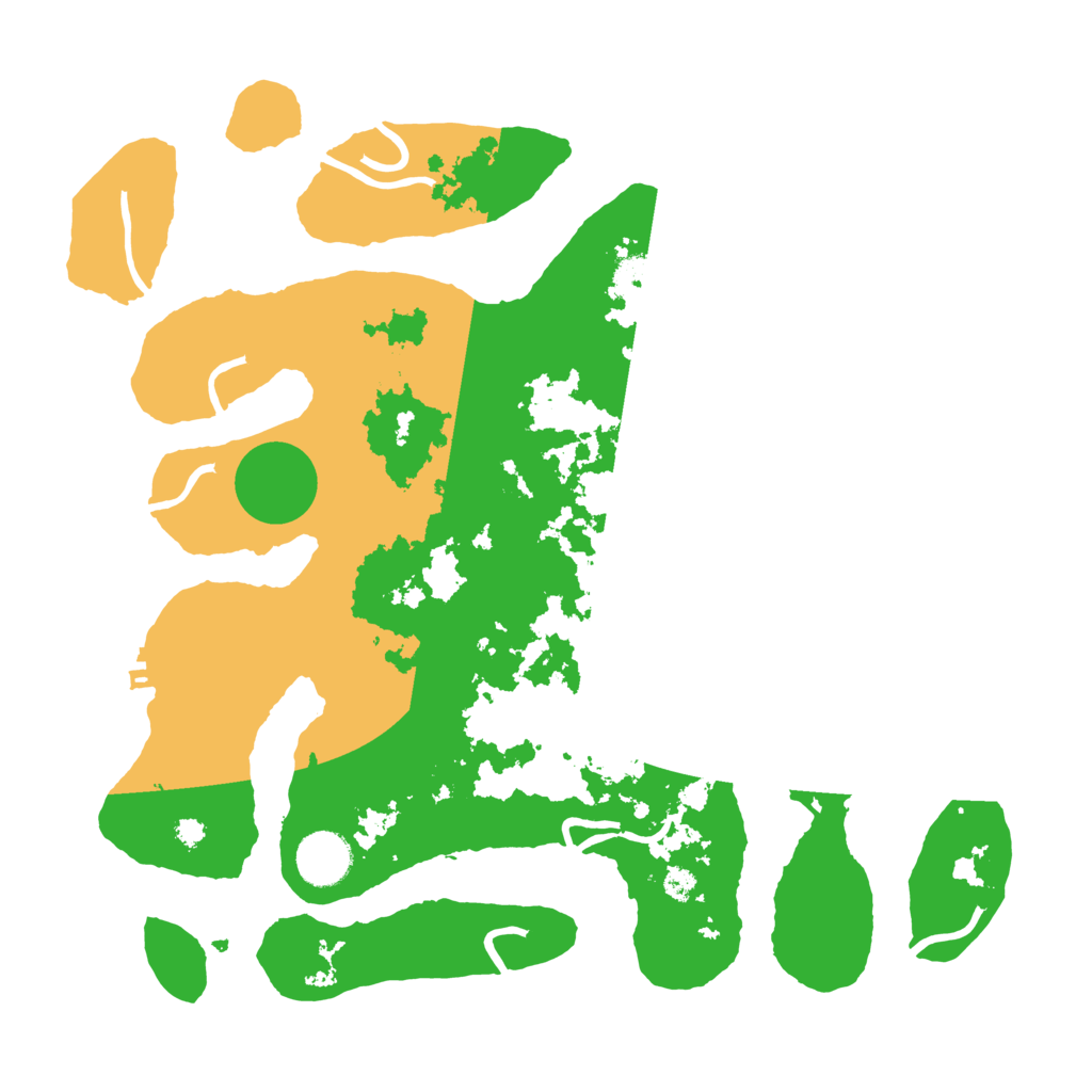 Biome Rust Map: Procedural Map, Size: 3500, Seed: 5578638