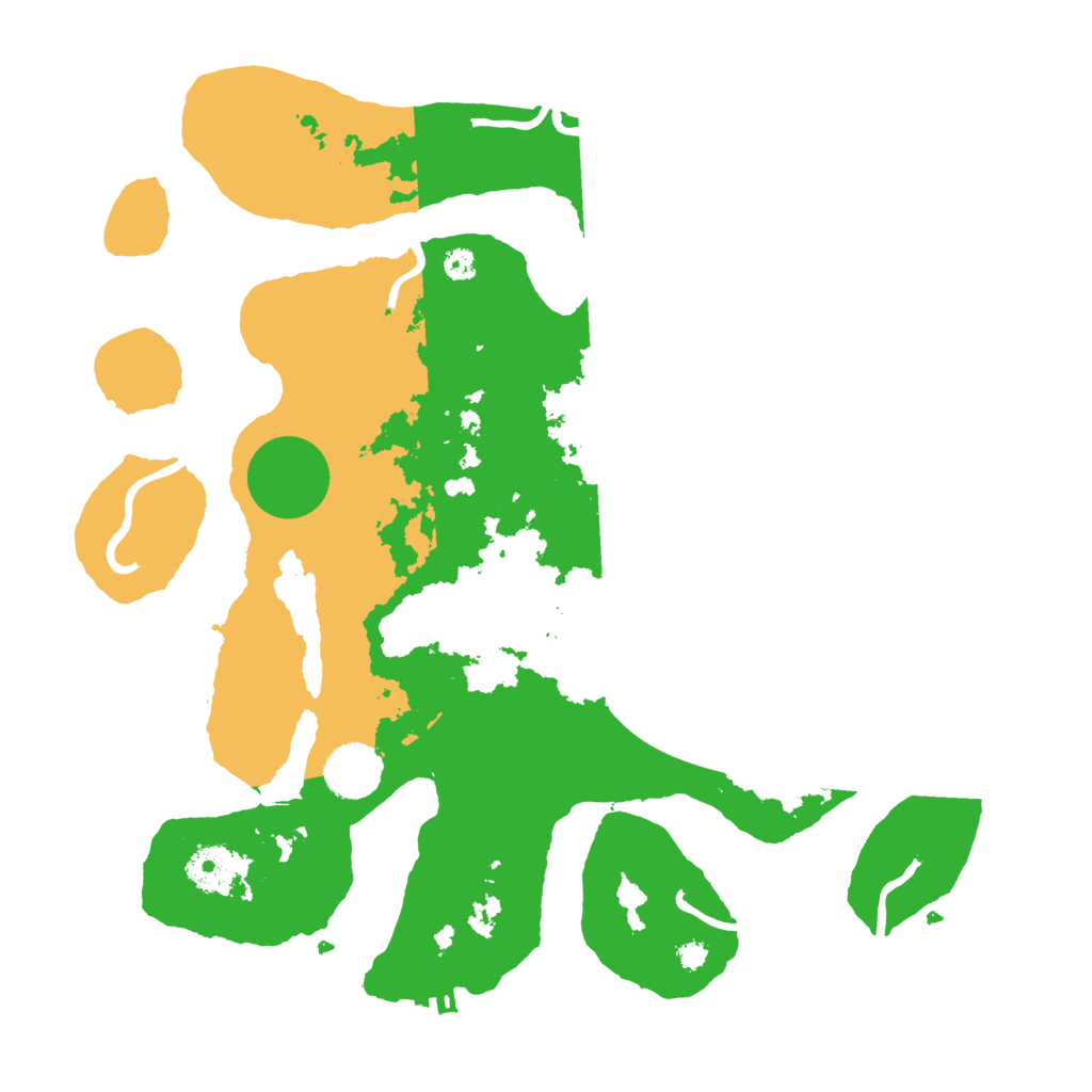 Biome Rust Map: Procedural Map, Size: 3500, Seed: 3873078