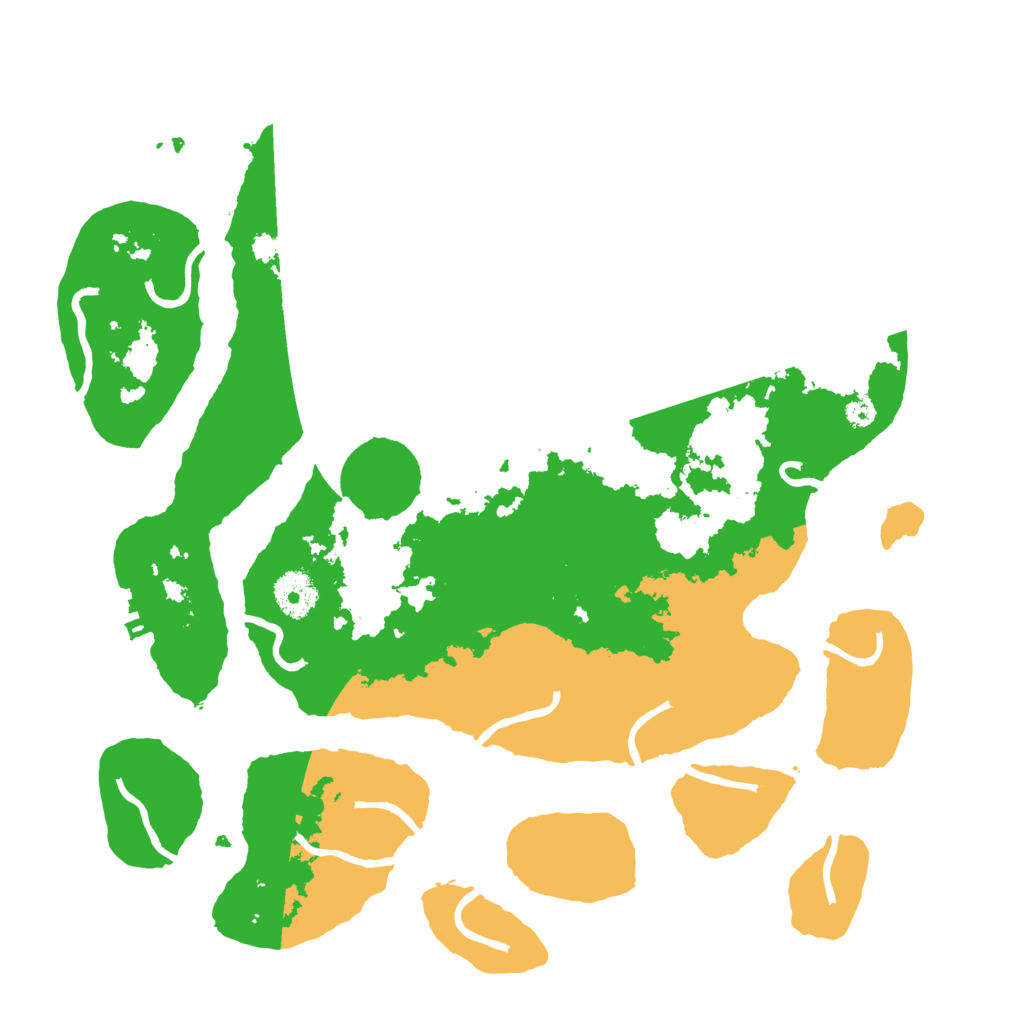 Biome Rust Map: Procedural Map, Size: 3500, Seed: 5667039