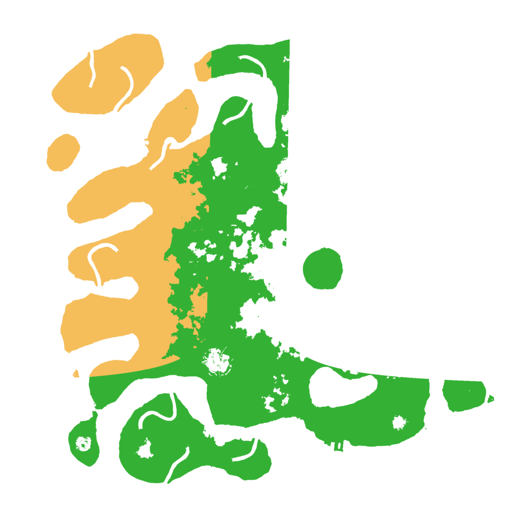 Biome Rust Map: Procedural Map, Size: 3500, Seed: 3564385