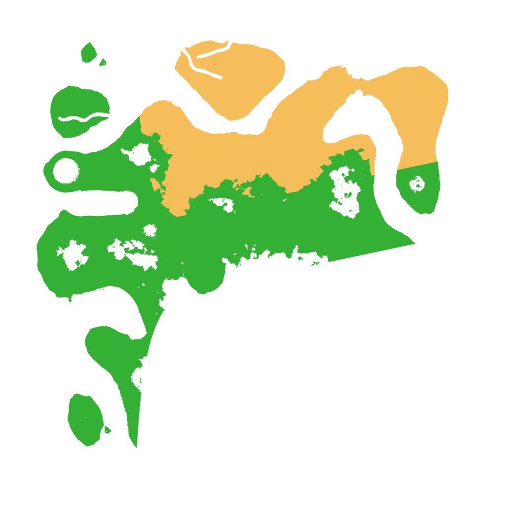 Biome Rust Map: Procedural Map, Size: 3500, Seed: 6363653