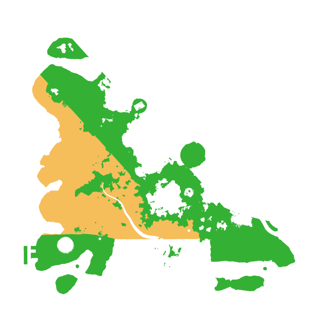 Biome Rust Map: Procedural Map, Size: 3500, Seed: 1248920