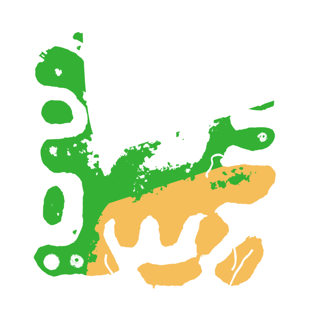 Biome Rust Map: Procedural Map, Size: 3500, Seed: 894576