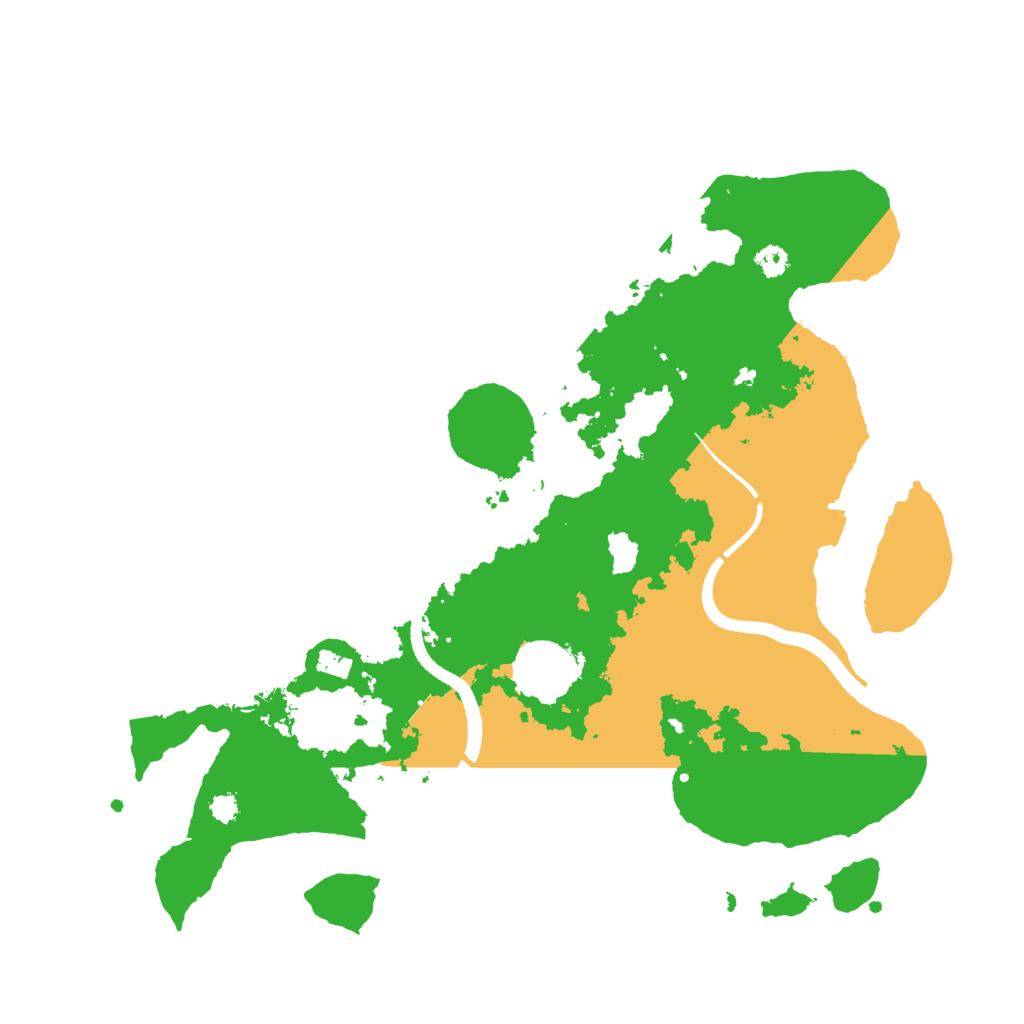 Biome Rust Map: Procedural Map, Size: 3250, Seed: 85