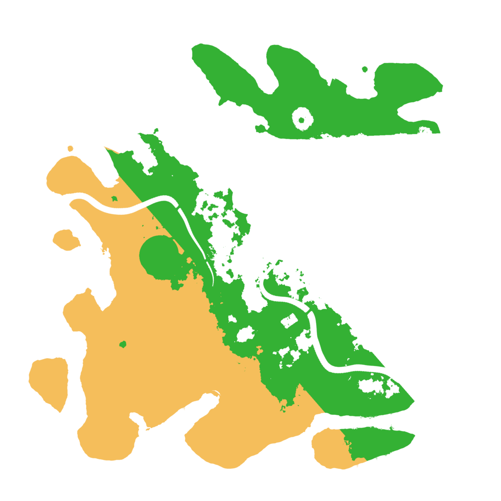 Biome Rust Map: Procedural Map, Size: 3500, Seed: 3414668