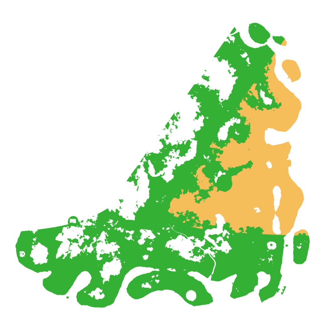Biome Rust Map: Procedural Map, Size: 5432, Seed: 5324
