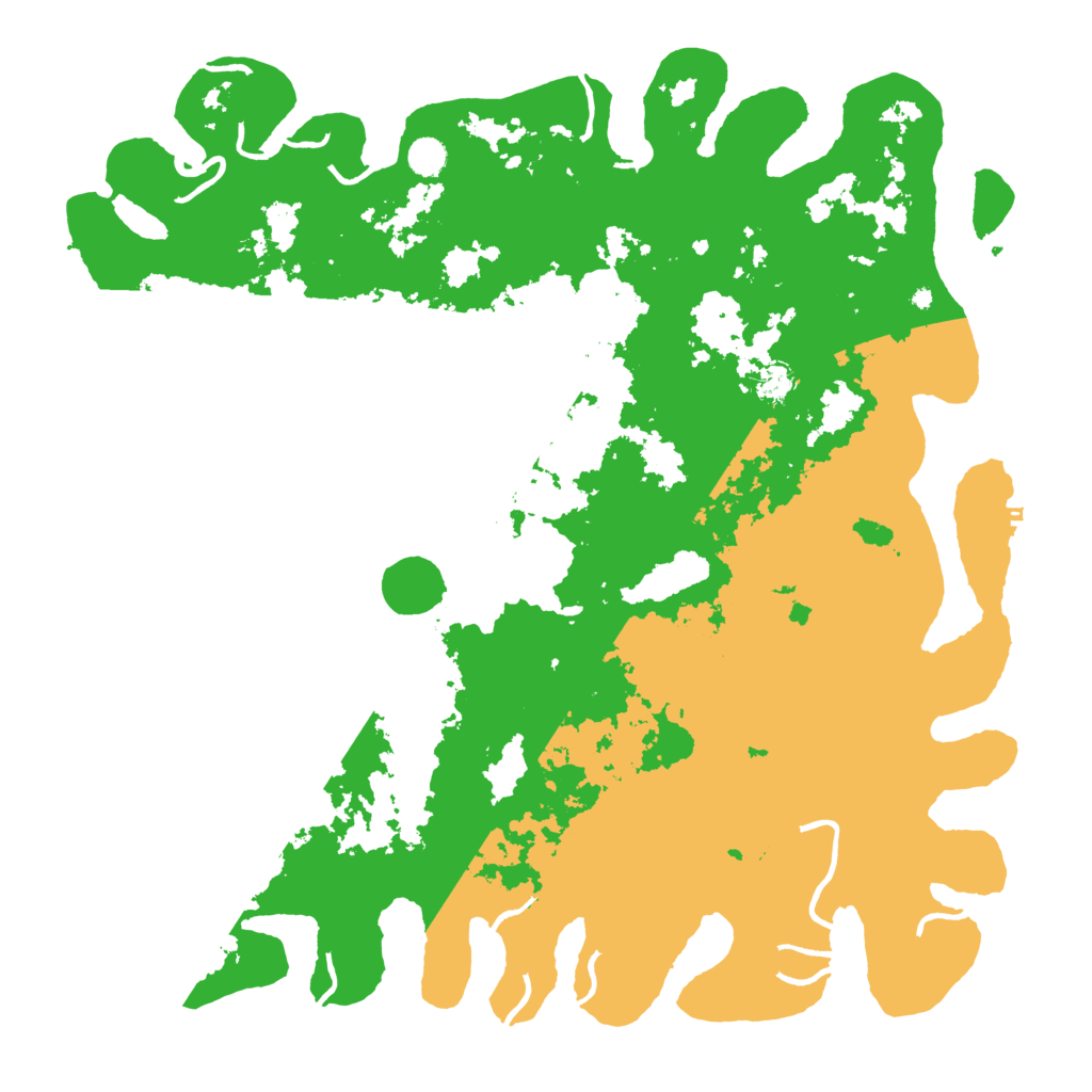 Biome Rust Map: Procedural Map, Size: 5000, Seed: 4629818