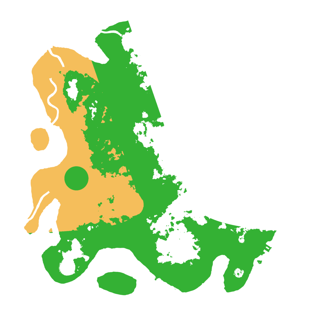 Biome Rust Map: Procedural Map, Size: 3500, Seed: 2637670