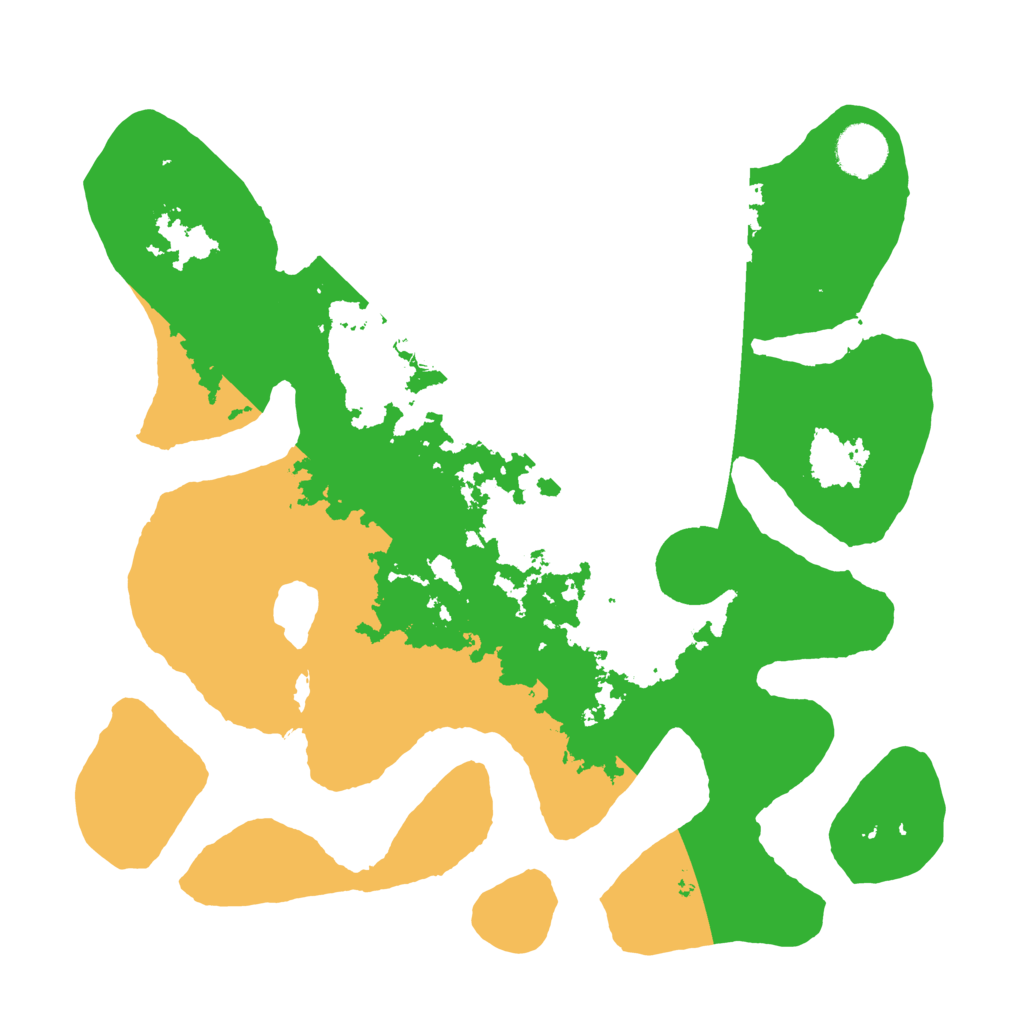 Biome Rust Map: Barren, Size: 3500, Seed: 860720901