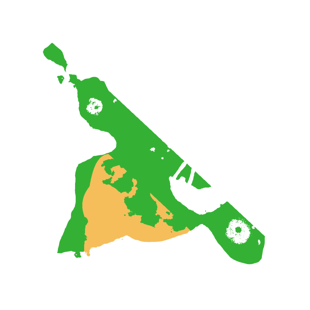 Biome Rust Map: Procedural Map, Size: 2000, Seed: 333