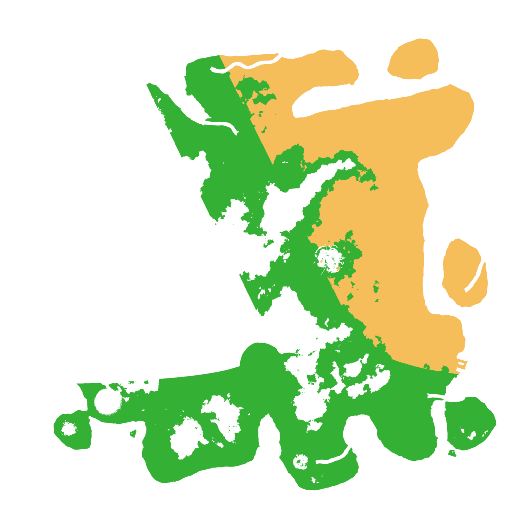 Biome Rust Map: Procedural Map, Size: 3500, Seed: 146825